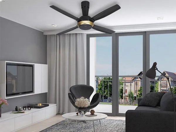 Quạt trần chung cư - trần thấp