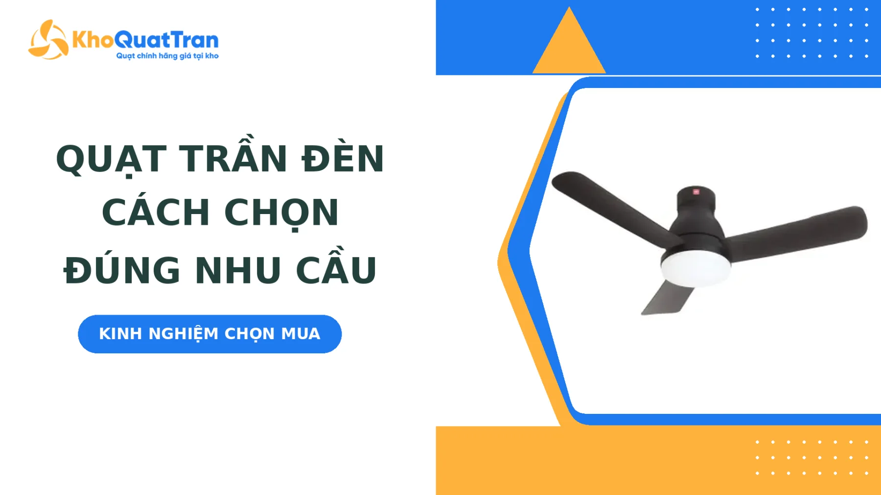 Cách Chọn Quạt Trần Đèn Theo Chiều Cao Trần Và Diện Tích Phòng