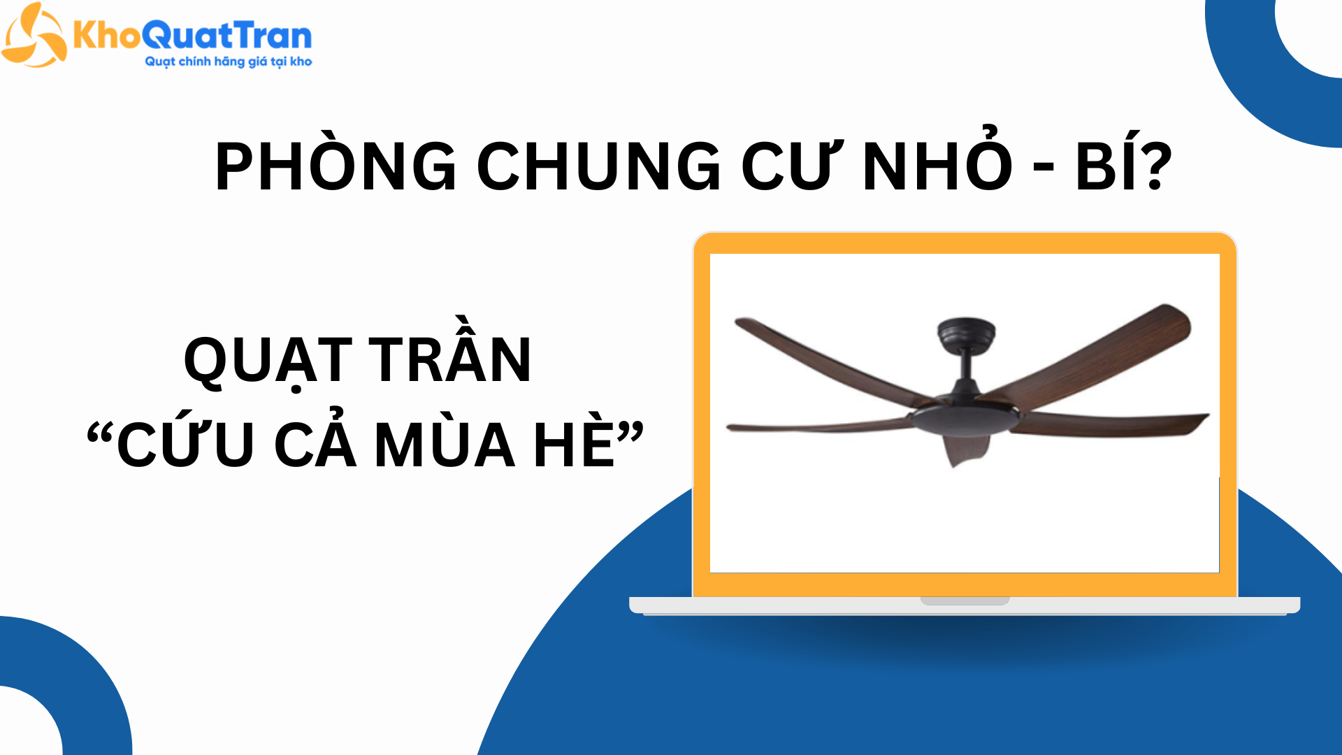  Phòng Chung Cư Nhỏ, Bí? Một Chiếc Quạt Trần Có Thể “Cứu Cả Mùa Hè”