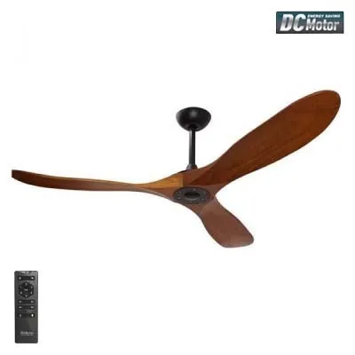 Quạt trần trang trí Airfusion Akmani DCF-FS52930 - màu gỗ đậm