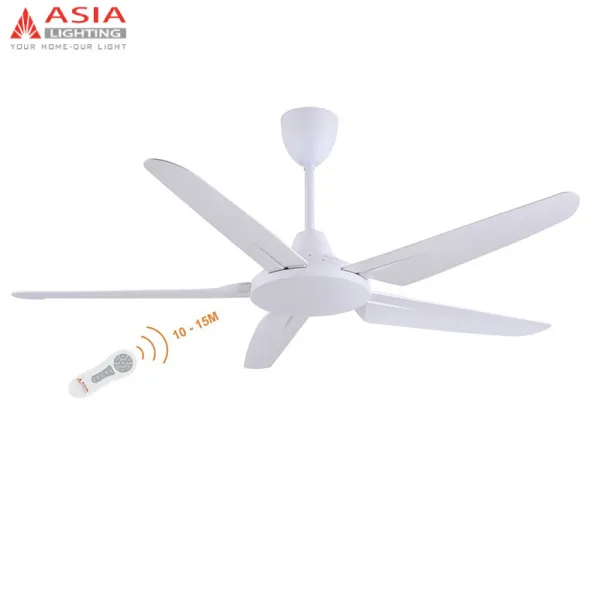 Quạt trần Asia QT05-T-01 màu trắng