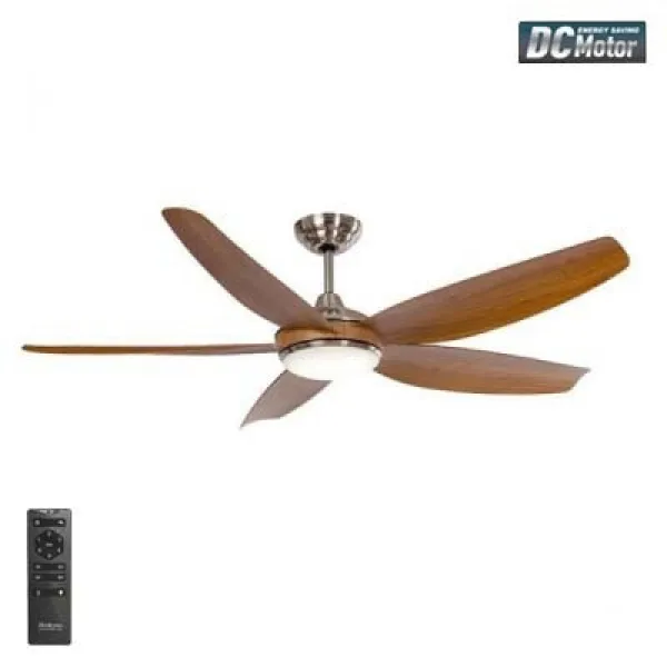 Quạt trần đèn Airfusion Akamani 12LB (Màu Gỗ)