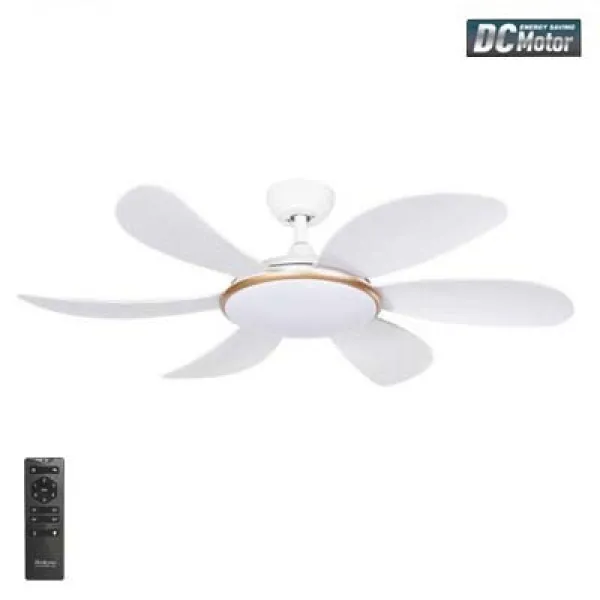 Quạt trần Airfusion Akamani 06w - có đèn