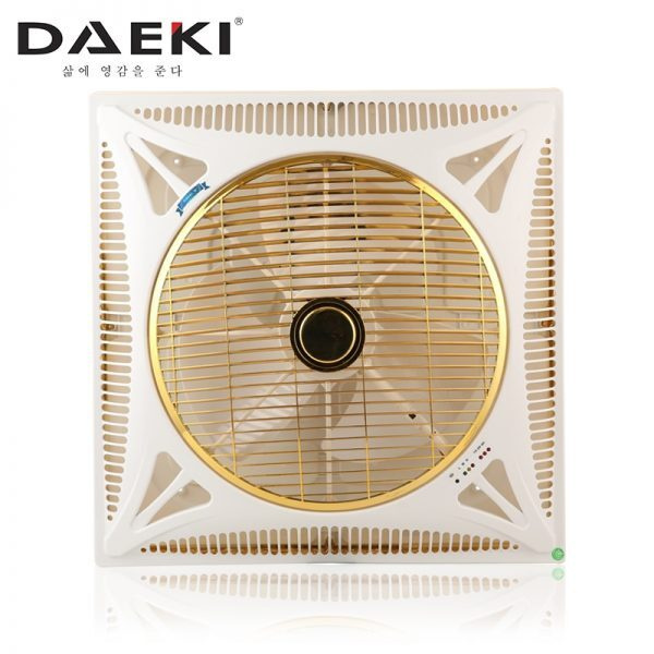 Quạt trần hộp Daiki DK 301VT màu vàng trắng