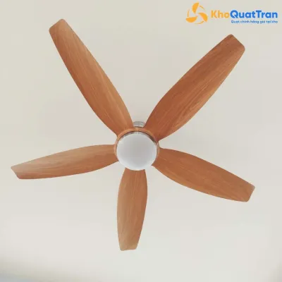 Quạt trần đèn Airfusion Akamani 12LB (Màu Gỗ)